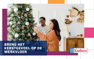 Breng het kerstgevoel op de werkvloer